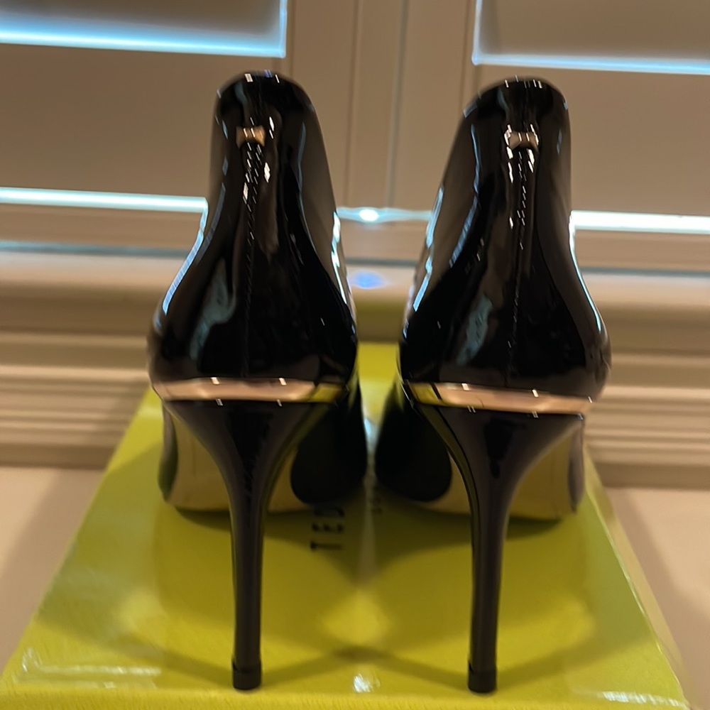 Ted Baker London blk patent heels - Picture 4 of 5